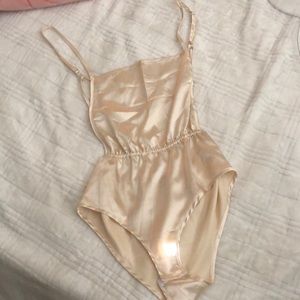 Gorgeous Satin body suit!